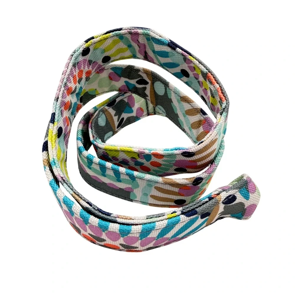 Vera Bradley Wide Lanyard Lighten Up Sunny Medallion Eco-Friendly Recycled Gift